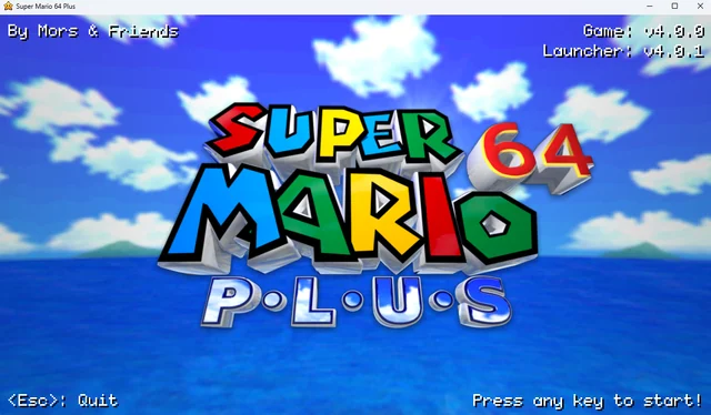 Gameplay screenshot of Super Mario 64