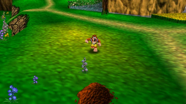 Gameplay screenshot of Banjo-Kazooie