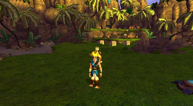 Gameplay screenshot of Jak and Daxter