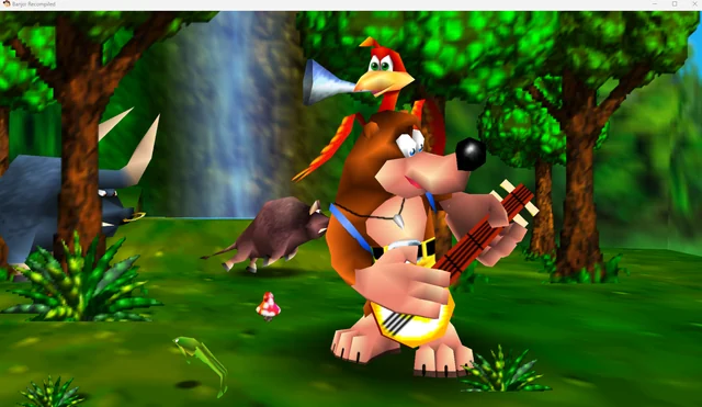Gameplay screenshot of Banjo-Kazooie